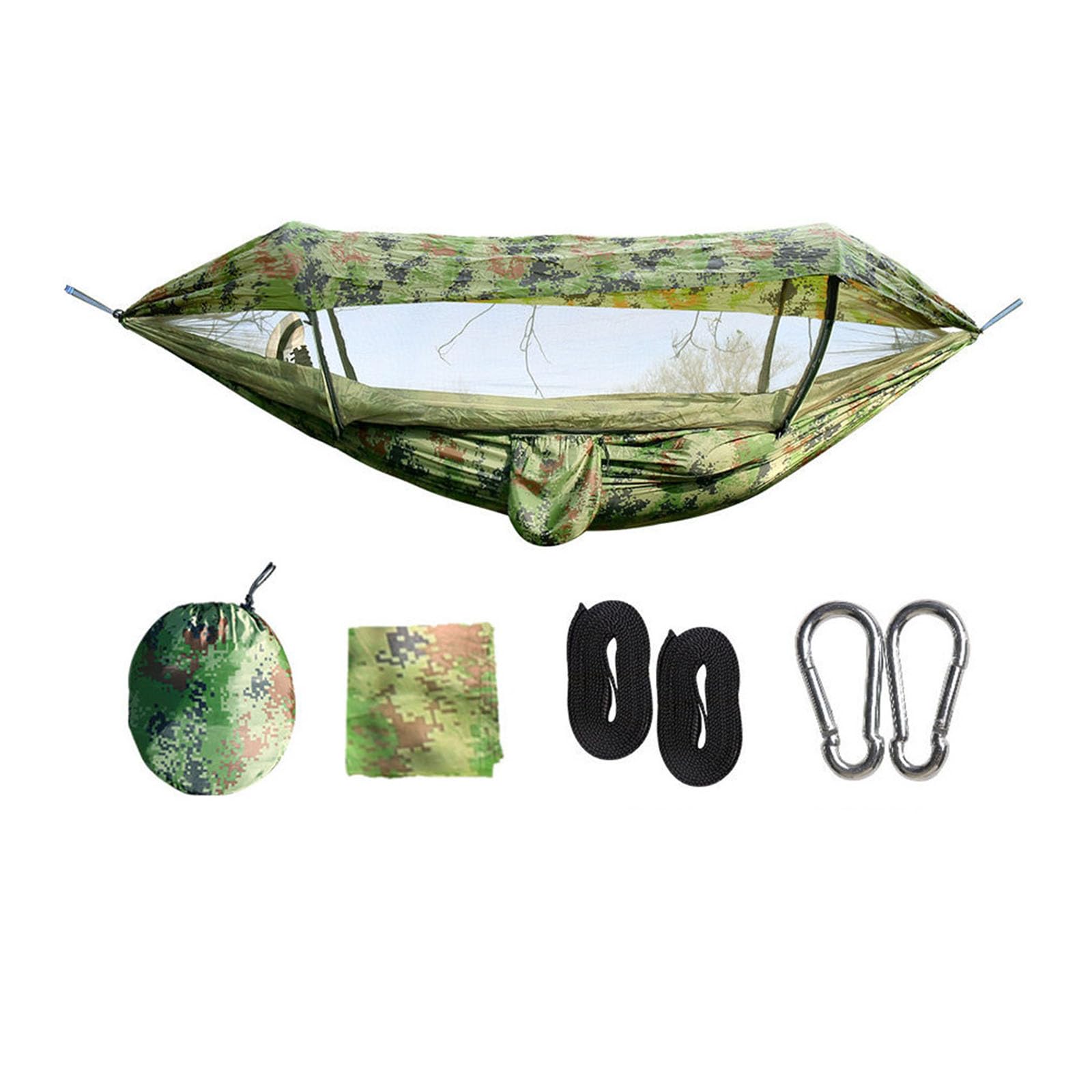 Camping Hammock Tent with Net, Portable Hammocks Swing Hammock with Stand for Outside Backpacking Hammocks Tents for Camping Lightweight Swing Tent Outside Hiking Travel Use