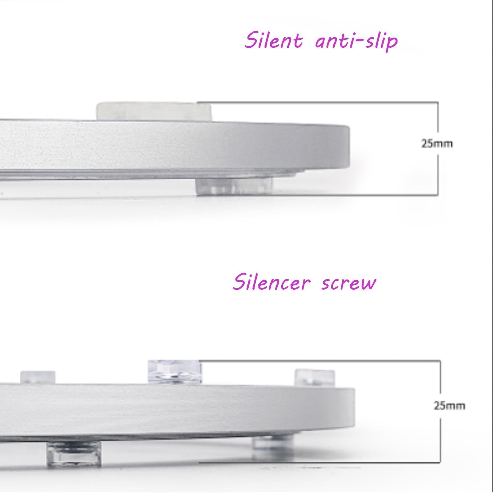 Schallabsorbierender Drehkern Aus Aluminium for Esstische, Drehtellerlager
