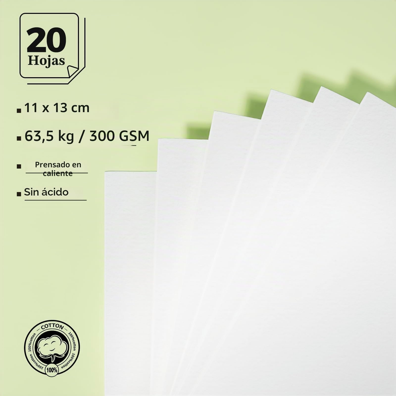 LIGHTWISH Set de Acuarela Profesional de Viaje | Bloc 11x13 cm con 20 Hojas de Papel 100% Algodón Prensado en Caliente | Incluye Paleta de Cerámica y Pincel de Agua | Ideal para Urban Sketching y Pint