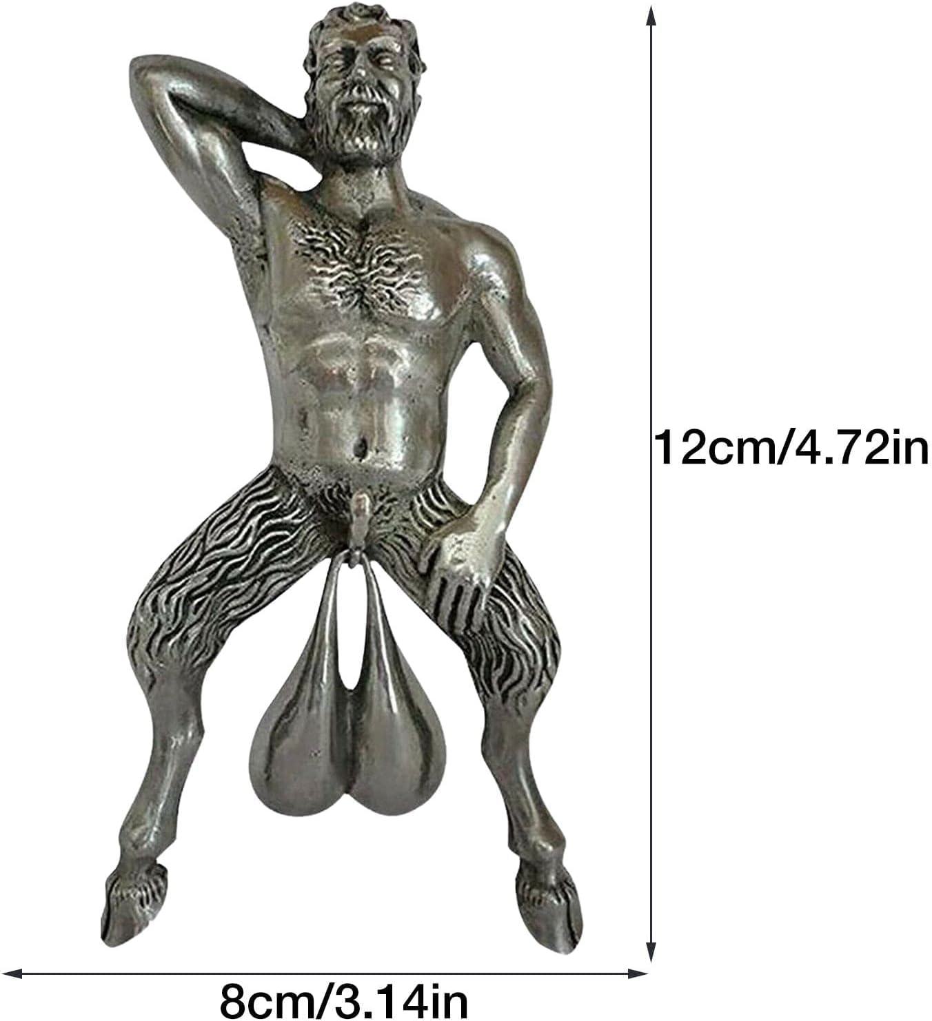 2025 New Funny Old Man with Special Decorations Door Pendant, Muscle Man Door Knocker - Image 2