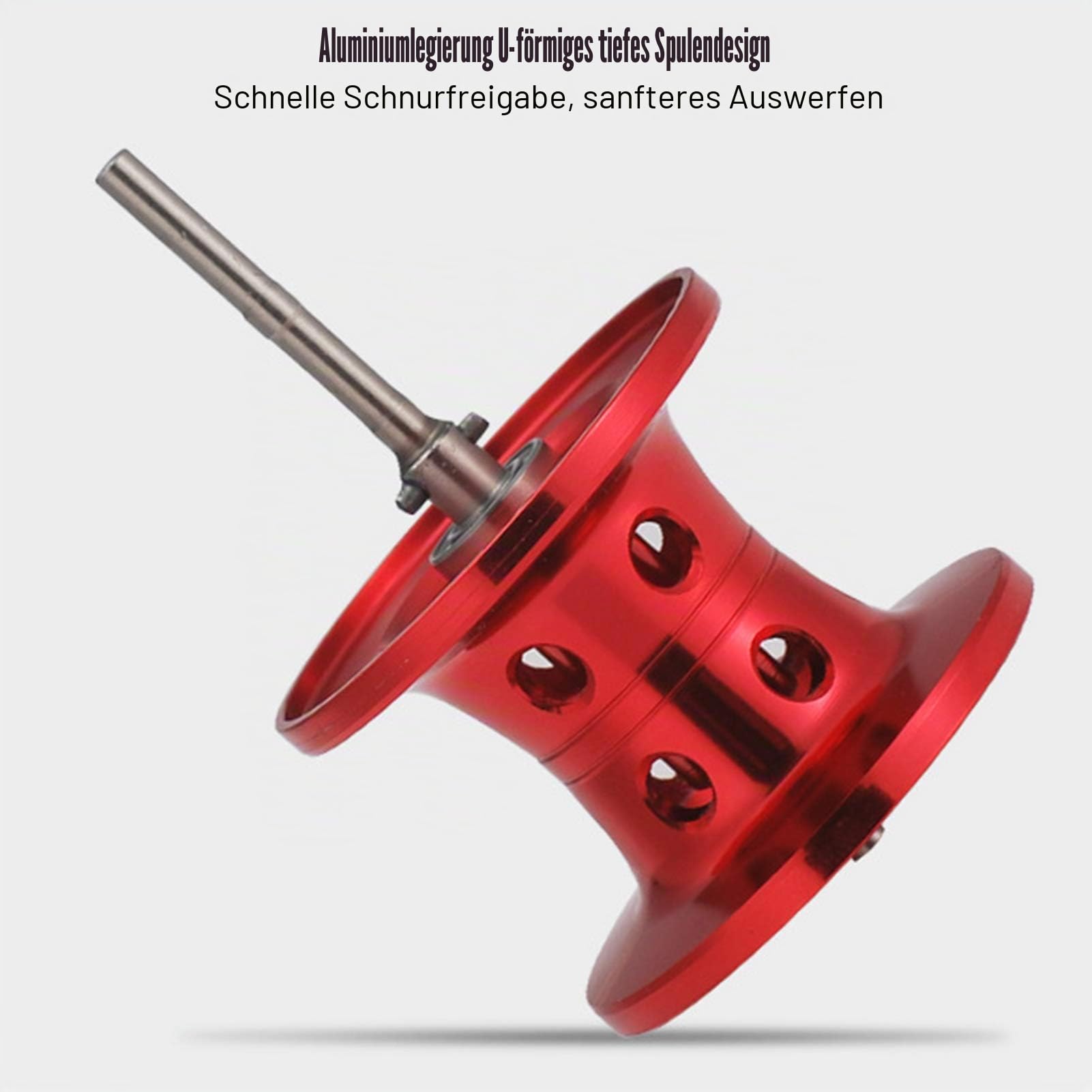 Baitcasting Reel Angelrolle 8KG Max Drag 17 1 Kugellager 7,2:1 Übersetzungsverhältnis Angelrollen, Leichtes Bait Finesse System Süßwasser-Salzwasser-Wurfrolle(Left)