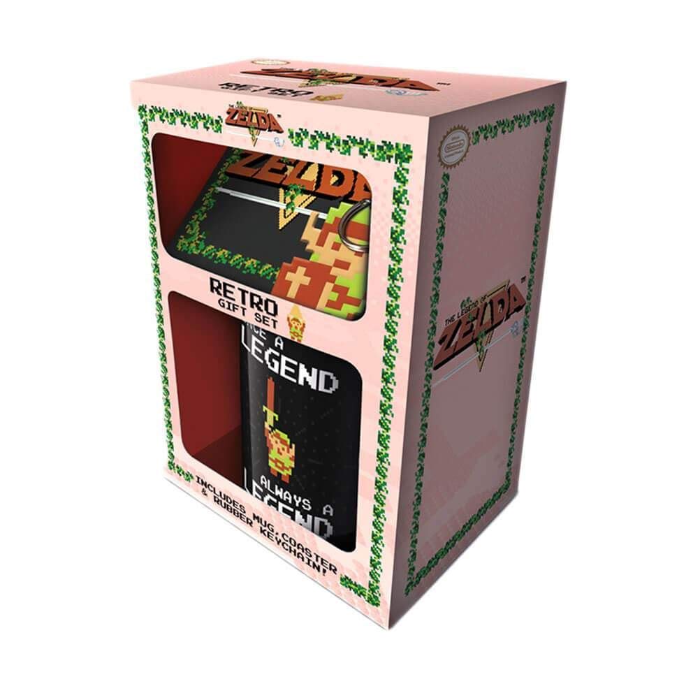 Nintendo : Legend Of Zelda Retro Gift Set /merchandise