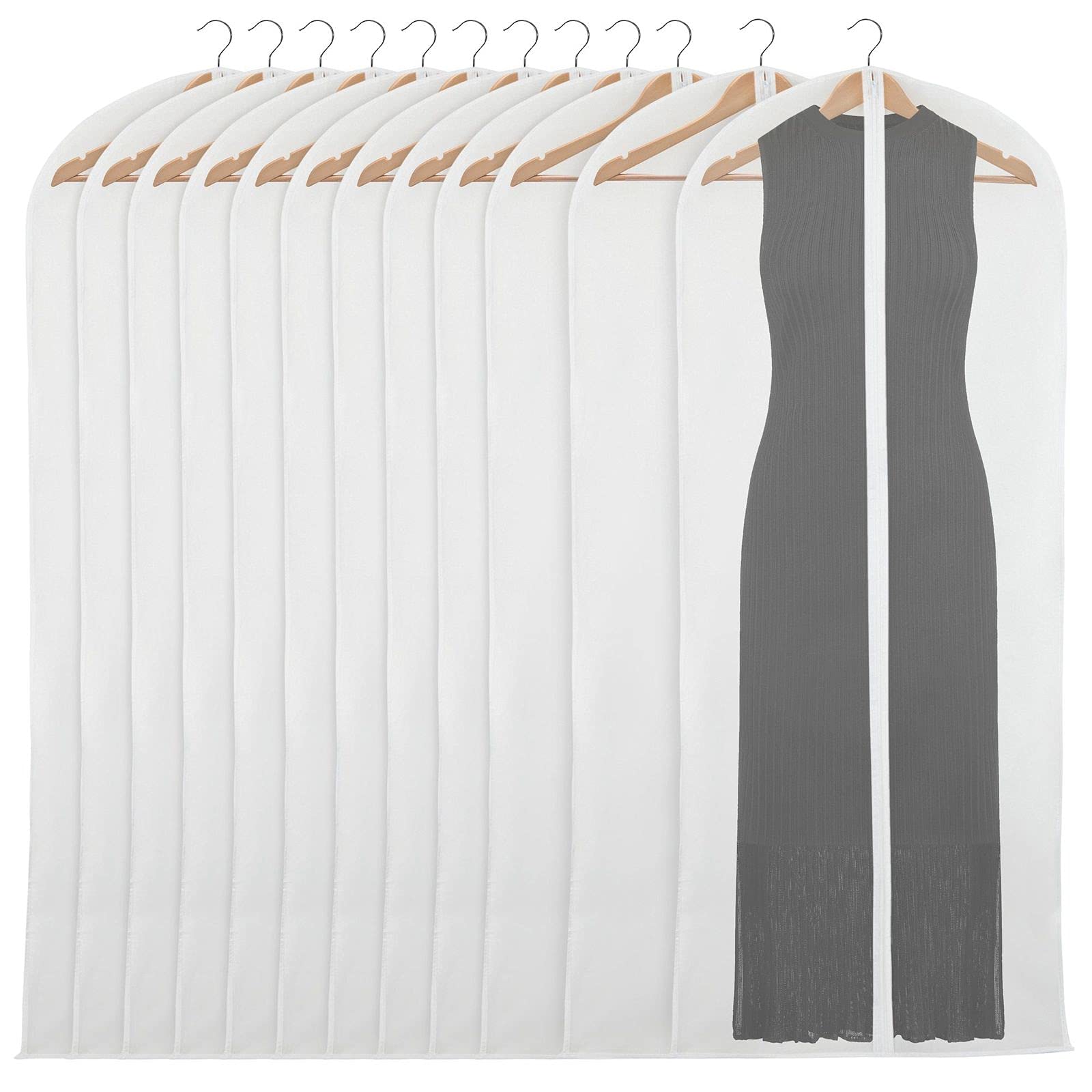 Housses vêtements transparentes de haute qualité pour la protection des costumes et robes