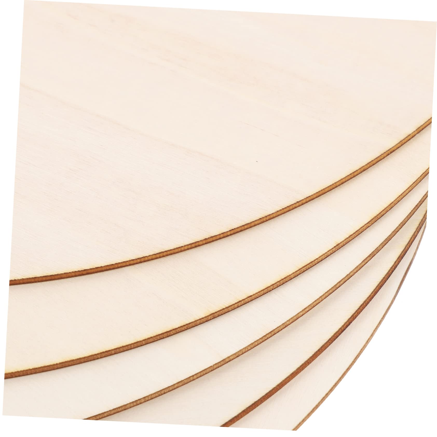 Didiseaon 5 Pezzi Dischi Rotondi in Legno Grezzo, Facili da Appendere, per Pittura e Decorazioni, per Hotel e Occasioni Speciali