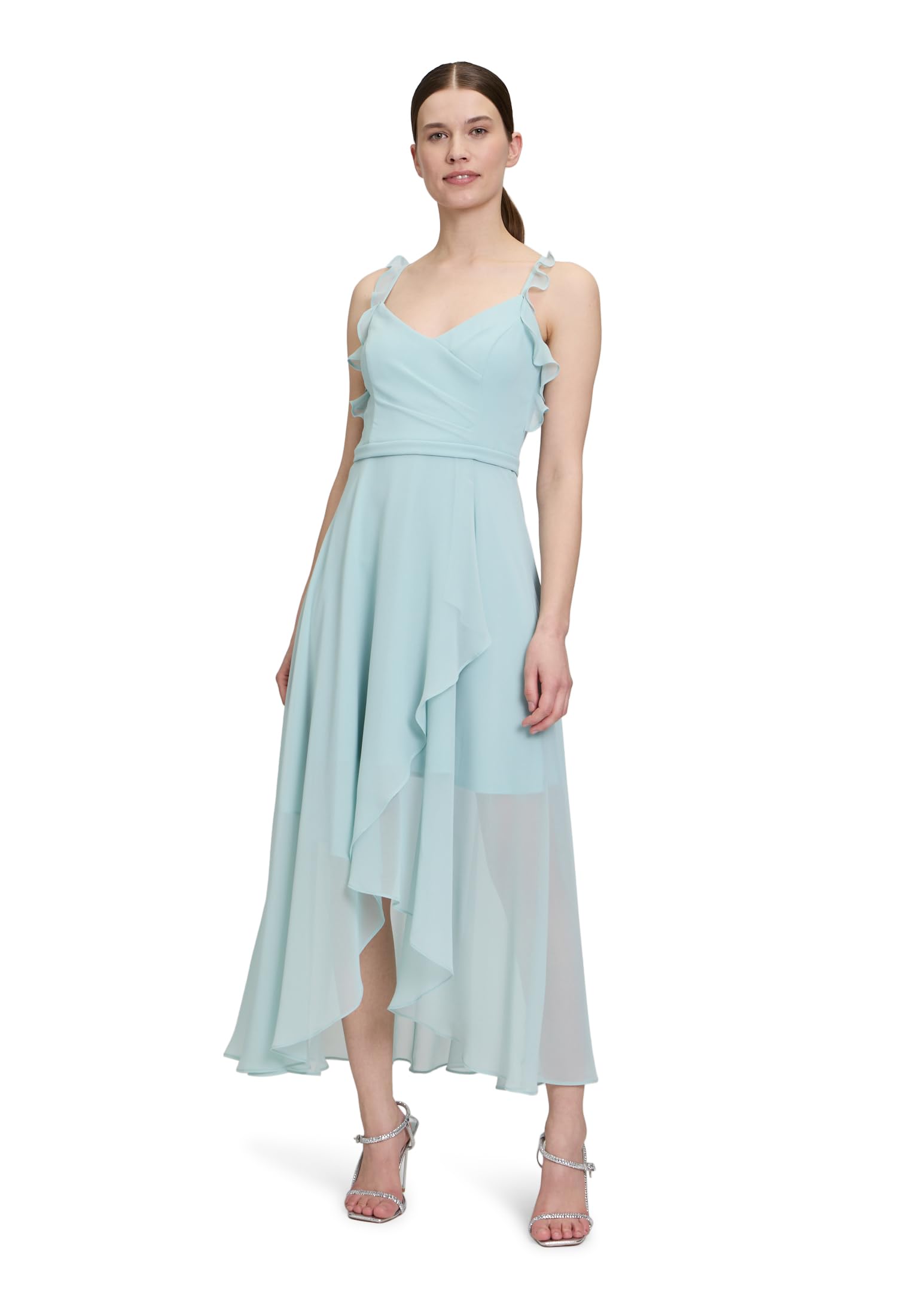 Vera Mont Damen Abendkleid mit Volant