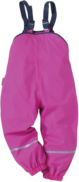 Playshoes Mixte enfant Fleece-trägerhose Pantalon, Rose - Rose, 6 ans EU