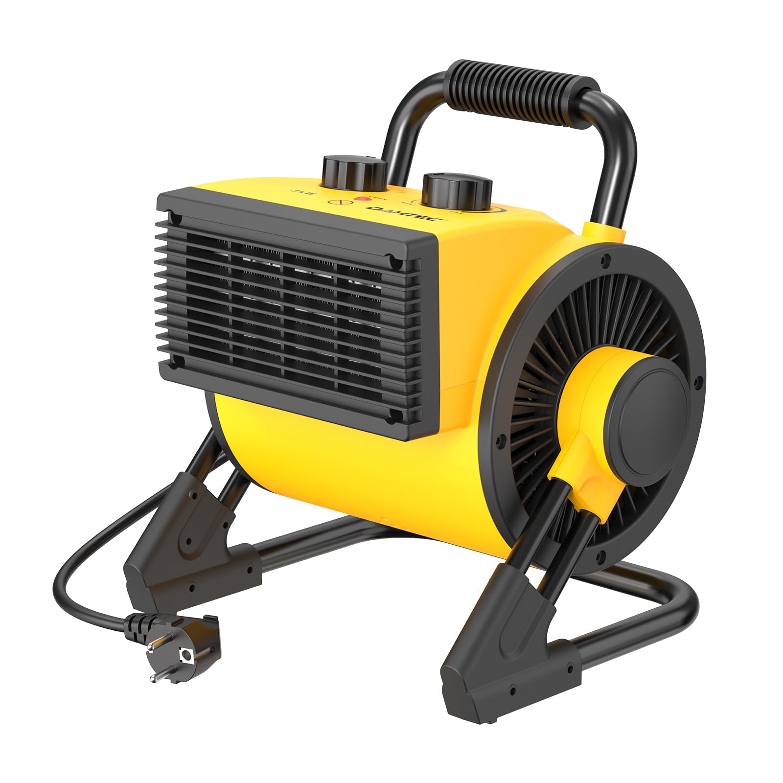 Ceramiczny termowentylator 3000 W z termostatem, grzejnik