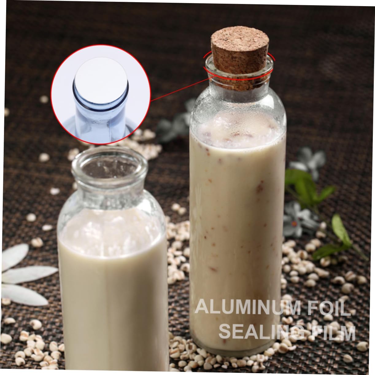 Aluminum Foil Sealing Gasket Self Adhesive Seals for Glass Bottles Keep Products Convenient Bottle Sealing