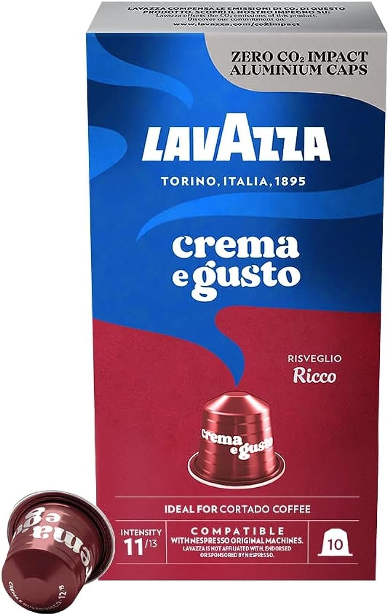 LAVAZZA NCC CREMA GUSTO RICCO ALUM CAPSULES 10PCS