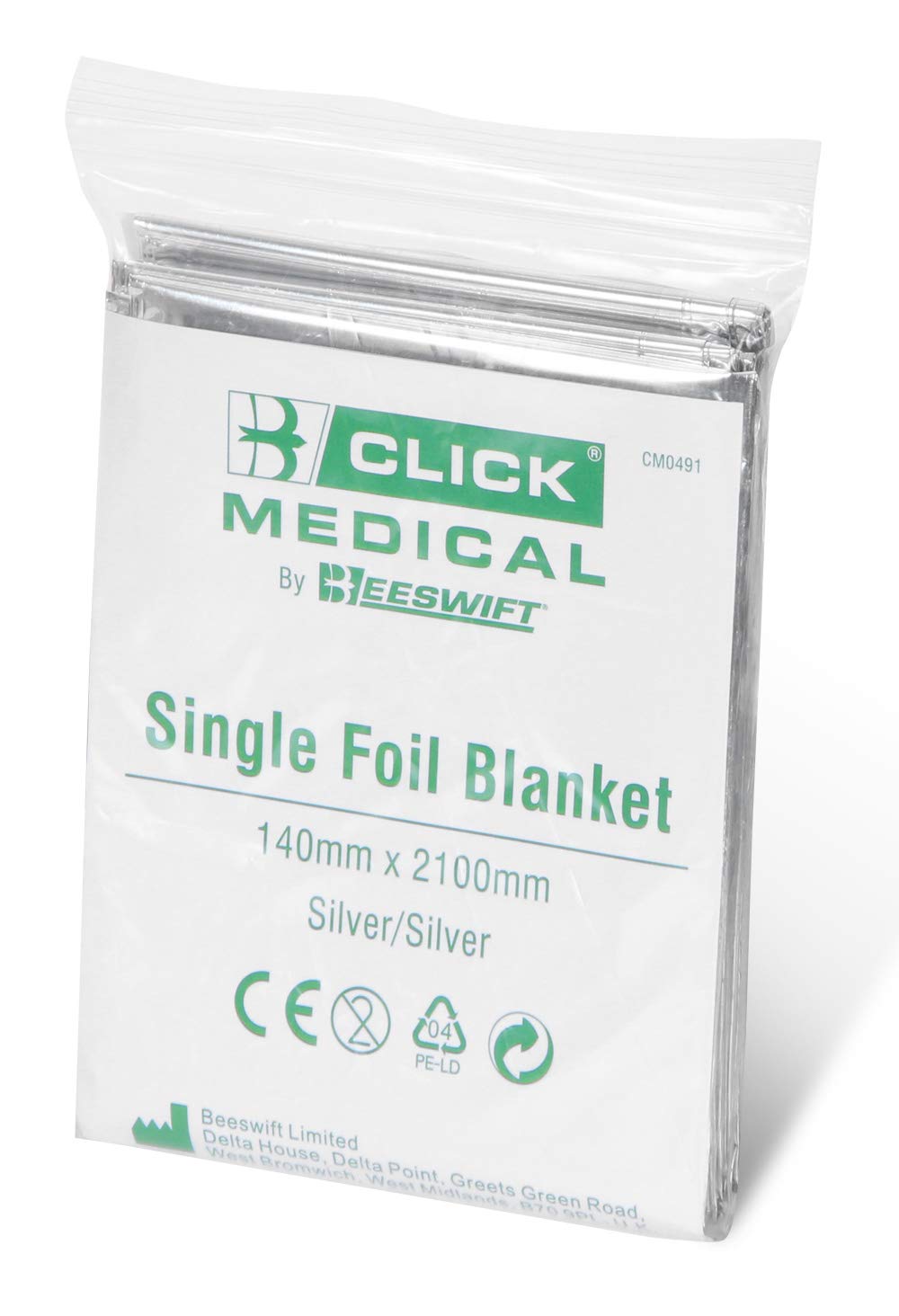 CLICK MEDICAL FOIL BLANKET