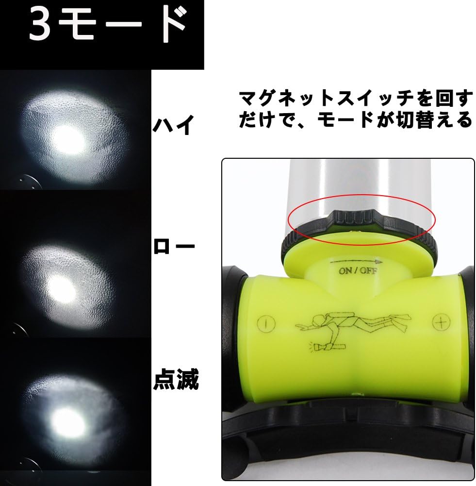 Amazon Chloria ダイビングライト 高輝度 Led ヘッドライト 水中ヘッドライト 防水 潜水 登山 800ルーメン 実用点灯最長7時間 30m防水 点灯3モード Xm L T6搭載 単4形適用 Chloria ヘッドライト
