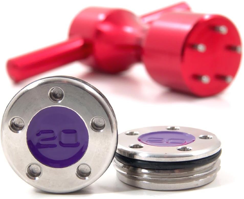 19th Hole Custom Shop 2 of 20g Purple Weight for Scotty Cameron Putters with Wrench Tool