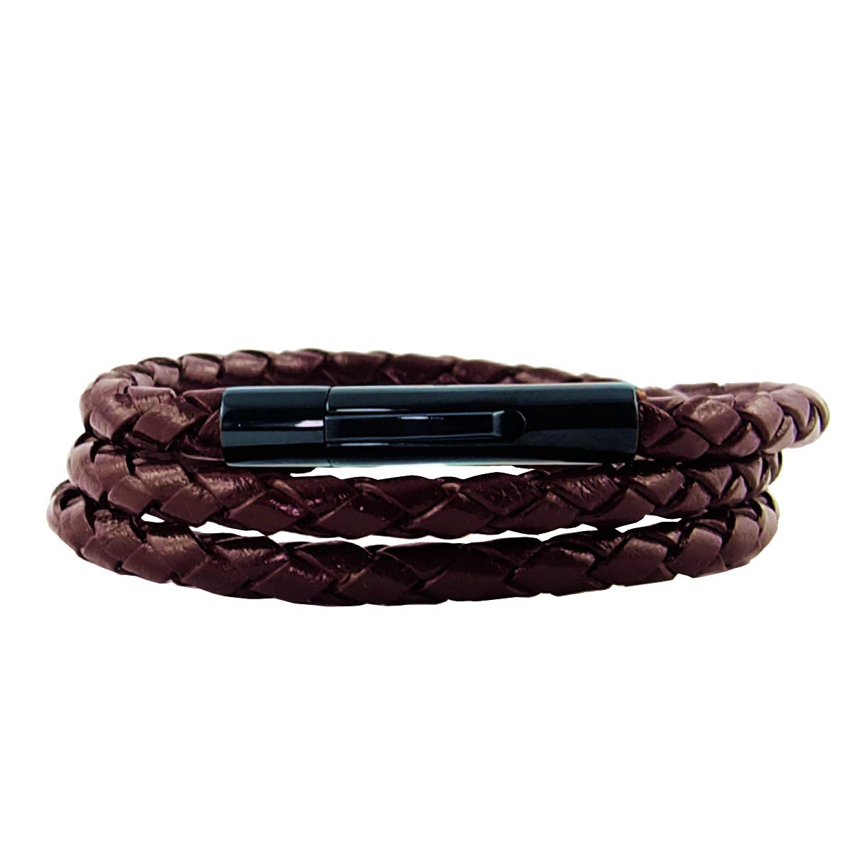 Maison Margiela collana in pelle intrecciata uomo - Glamood Outlet