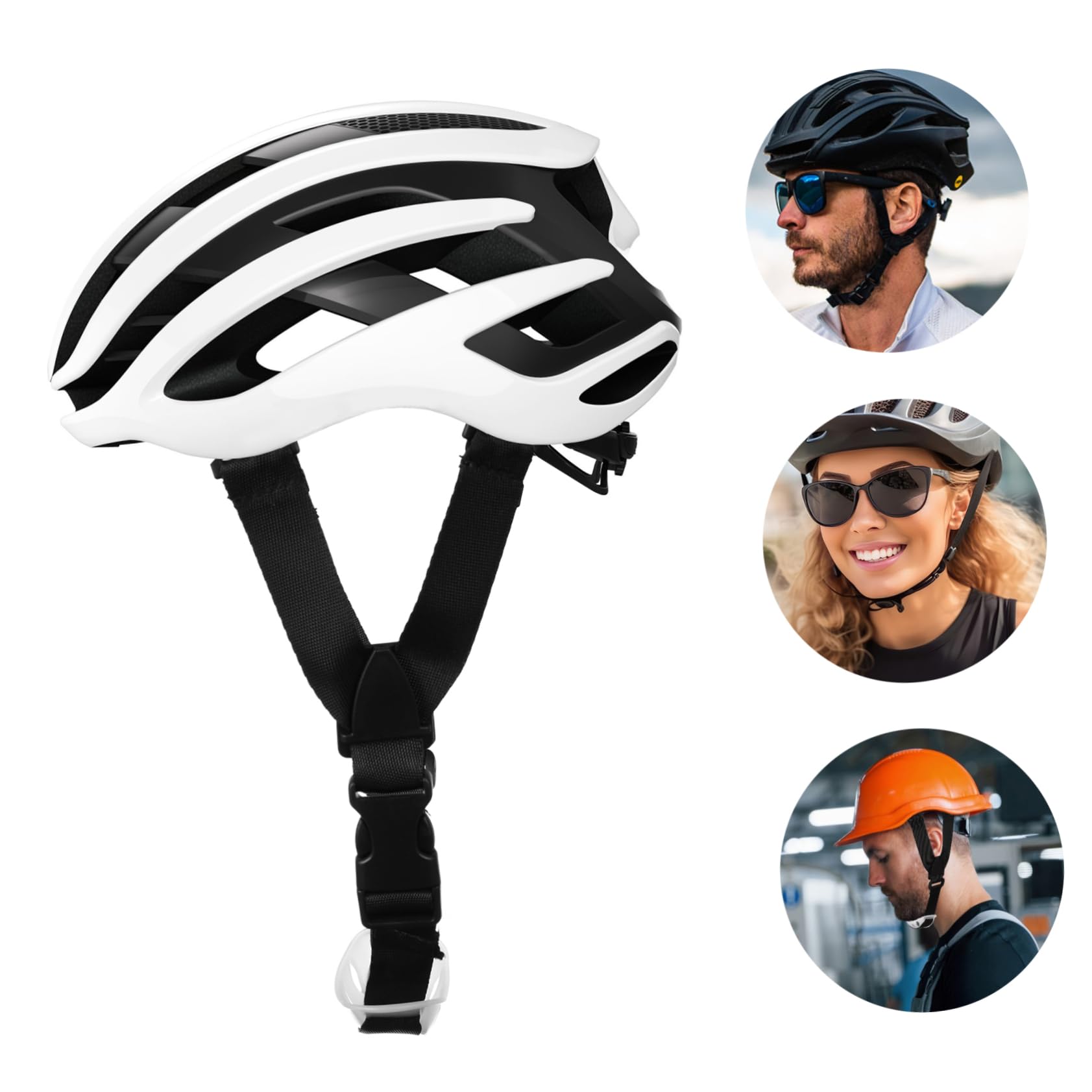 NUOBESTY Helm Kinnriemen Gummiband Für Schutzhelm Für Helm Helmkinngurt Ersatz-kinnriemen Hut-kinnriemen Kinngurte Kinnriemen Hart Schweiß Schwarz Polyester Zufällige Farbe