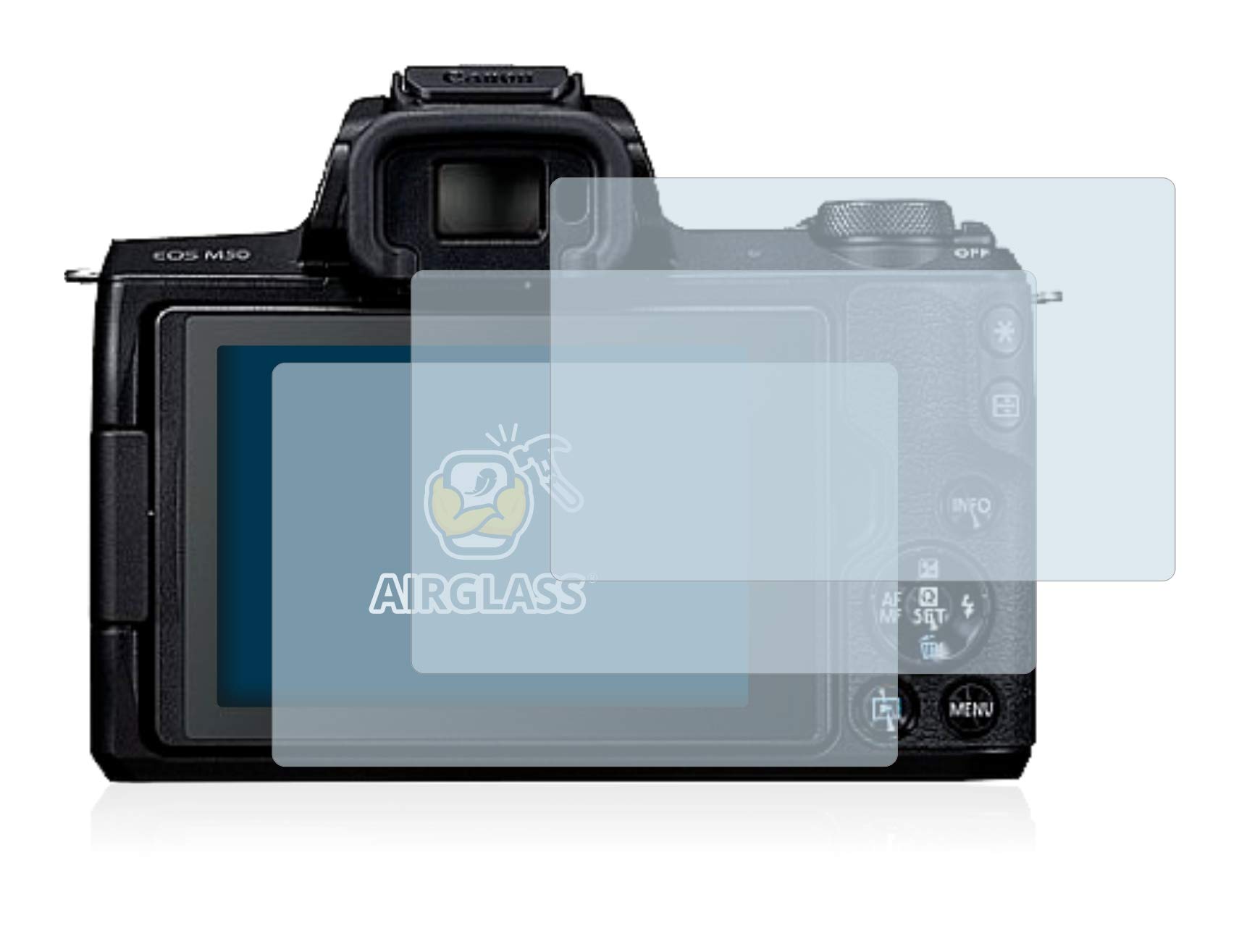 BROTECT Mattes Panzerglas Für Canon EOS M50 – Entspiegelt, Kratzfest 9H, Anti-Fingerprint, Made In Germany