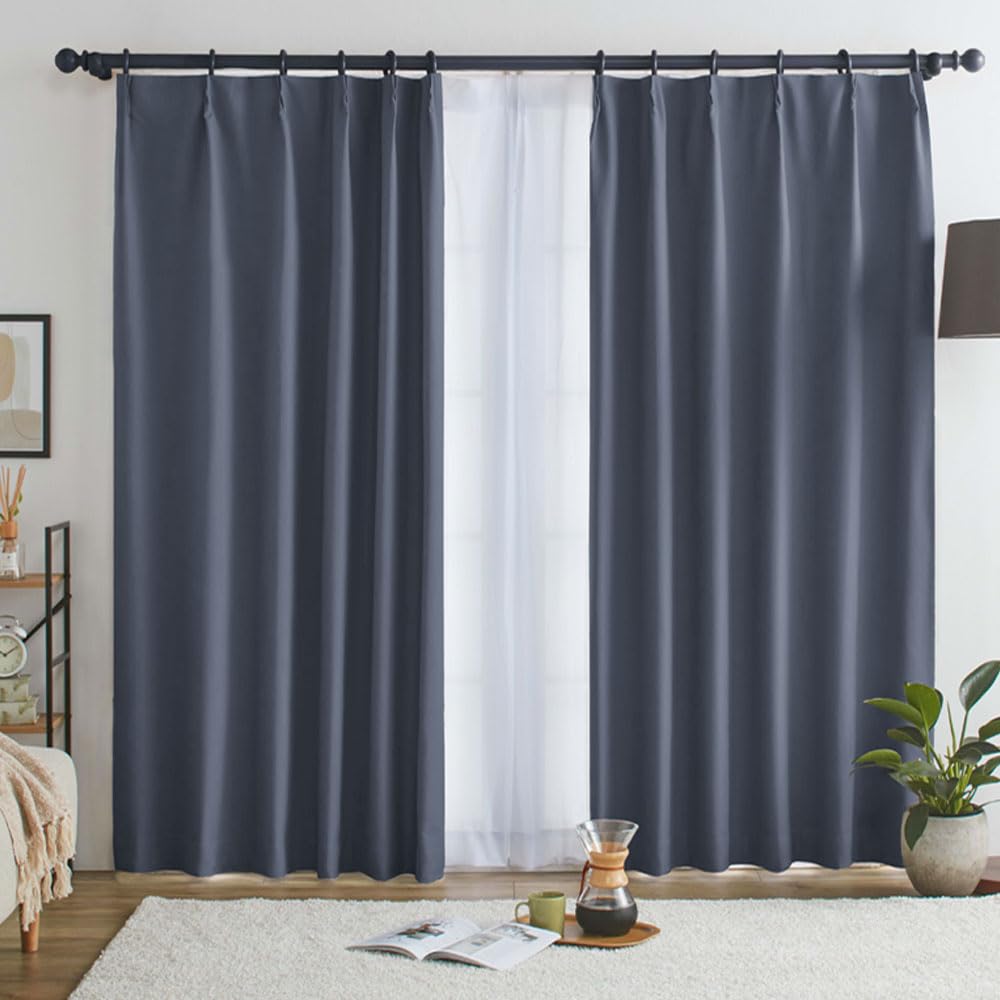 ながさん Amazon｜ベルーナ(BELLUNA) カーテン 遮光 4枚セット 100％ 遮光