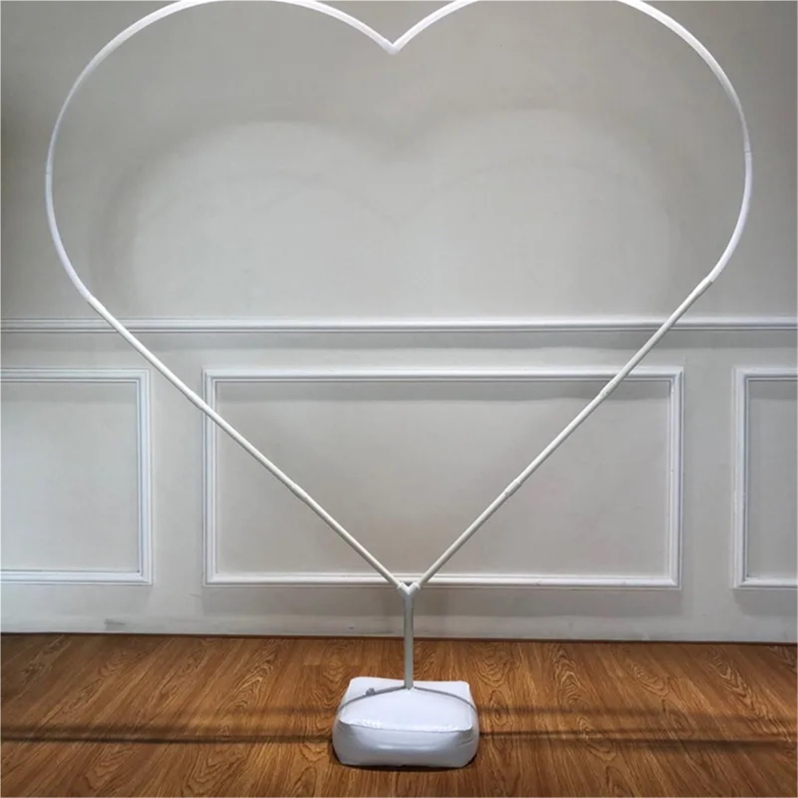 Bogen, 1 Set herzförmiger Ballonbogen-Rahmenring, DIY-Ballonbogen-Girlandenständer-Kit for Hochzeiten und Jubiläumsdekorationen im Freien