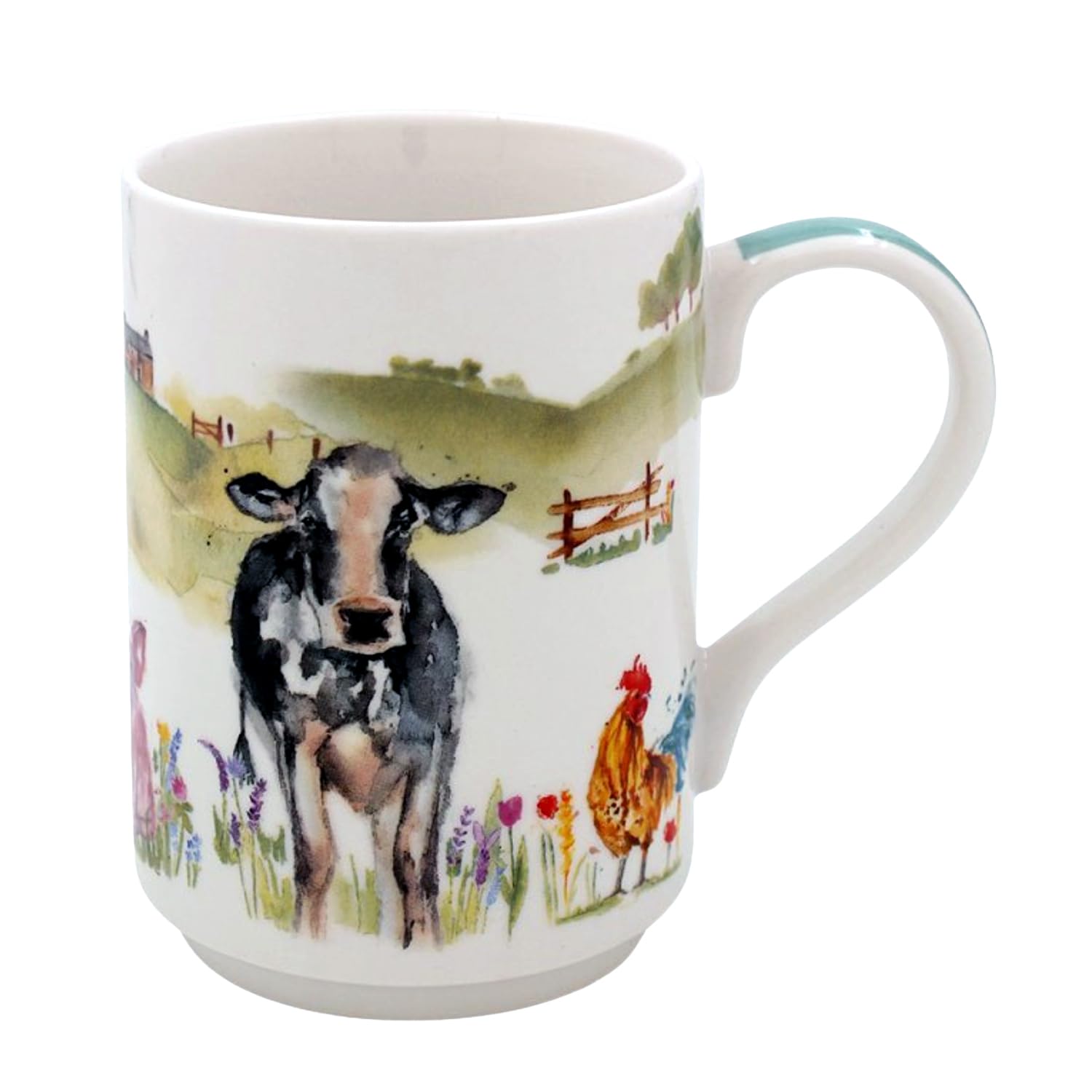 The Leonardo Collection Farmyard Lesser & Pavey Norfolk Mug | Ceramic Coffee Mugs For Home Or Work | Premium Design Mug For All Occasions | Lovely Mugs For Tea, Coffee & Hot Drinks - Macneil Studios