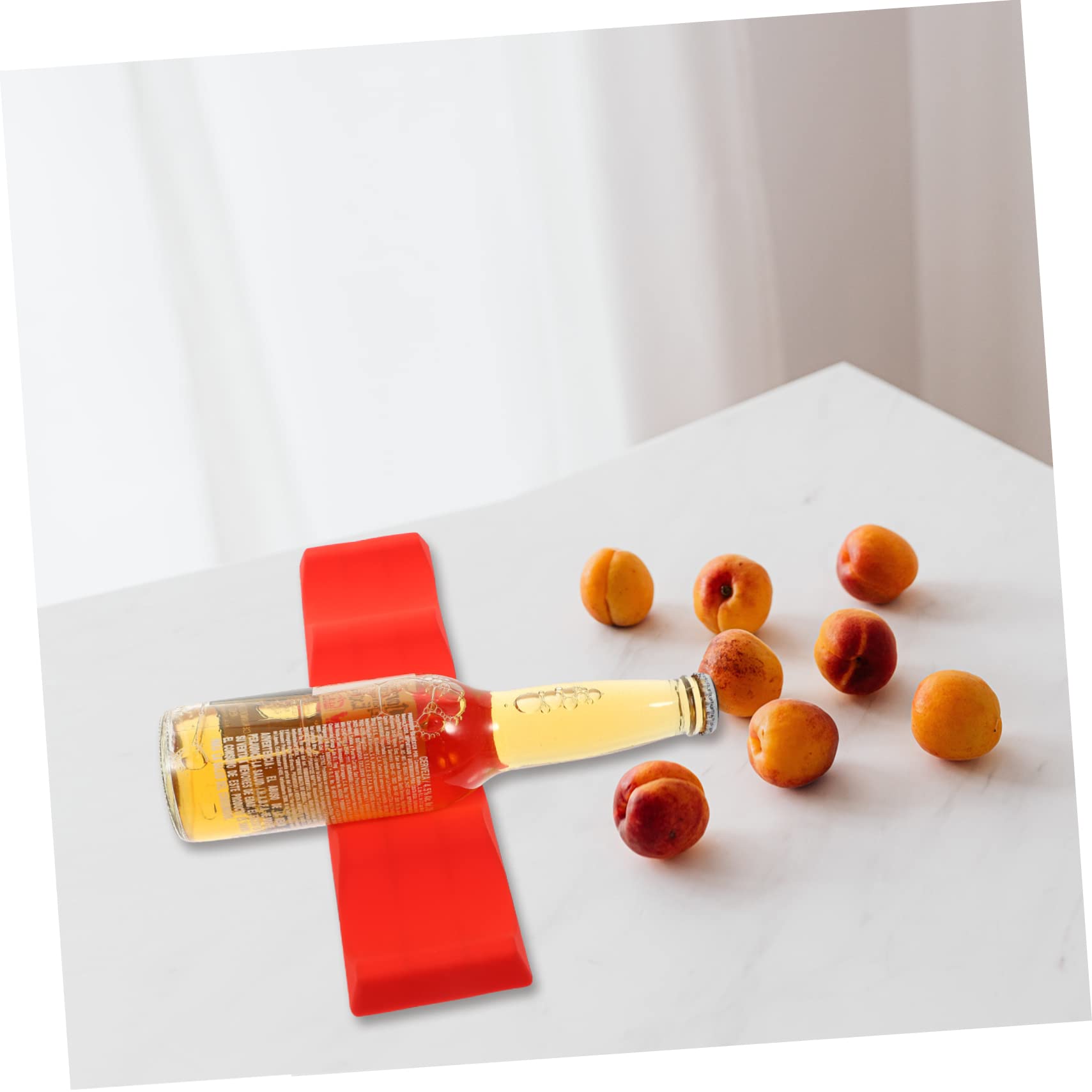 Happyyami Silicone Wine Bottle Stacker Pad Sturdy Beer Holder Tray Modern Design for Home Bar and Hotel