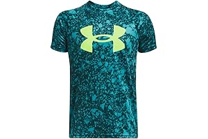 Under Armour Boys Tech Big Logo Printed Short-Sleeve T-Shirt