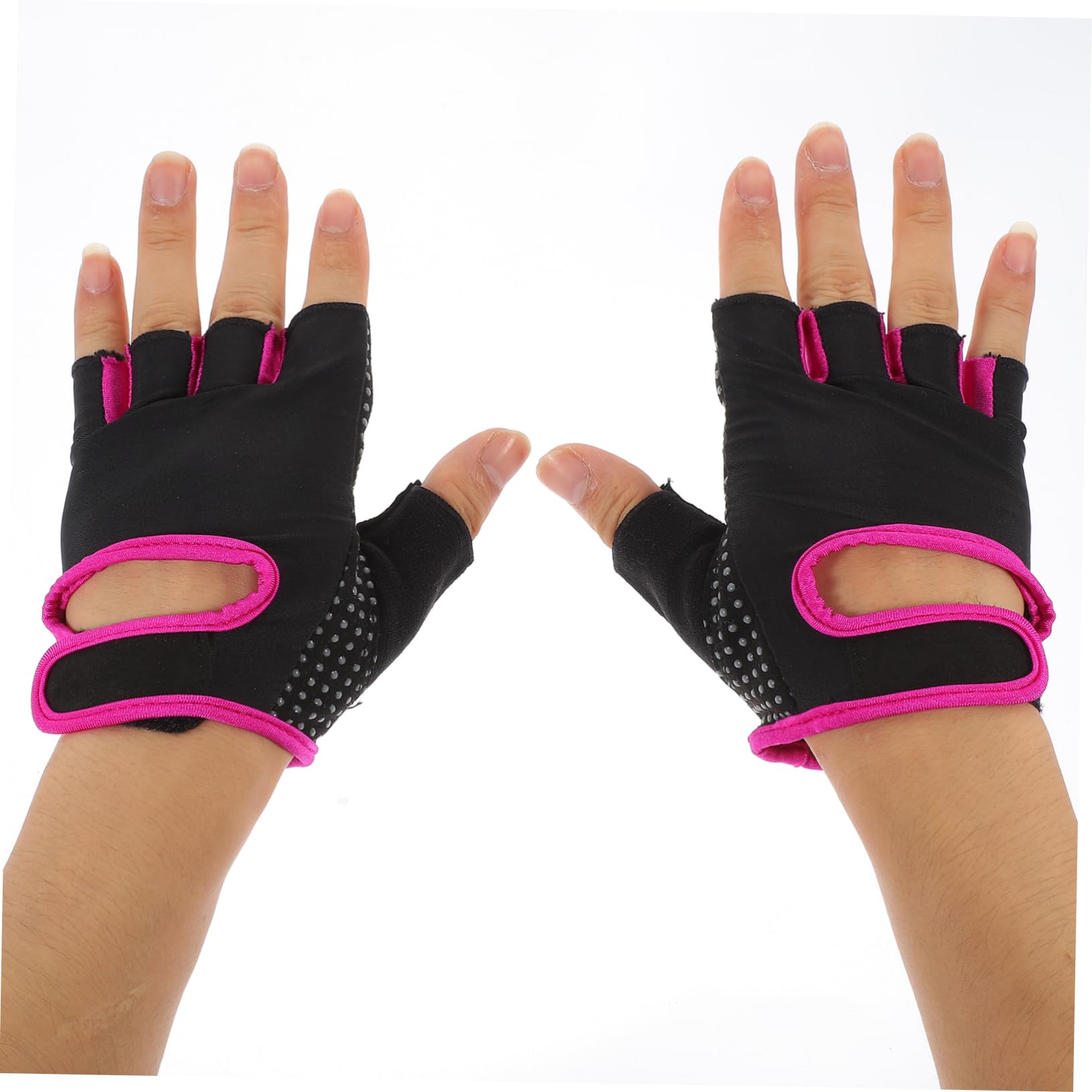 BESPORTBLE Guanti Da Ciclismo All'Aperto Guanti Da Trekking Supporto Per Il Palmo Protezione Guanti Pull Up Guanti Powerlifting Guanti Da Cross Training Guanti Da Bici Guanti Mezze Dita Yoga