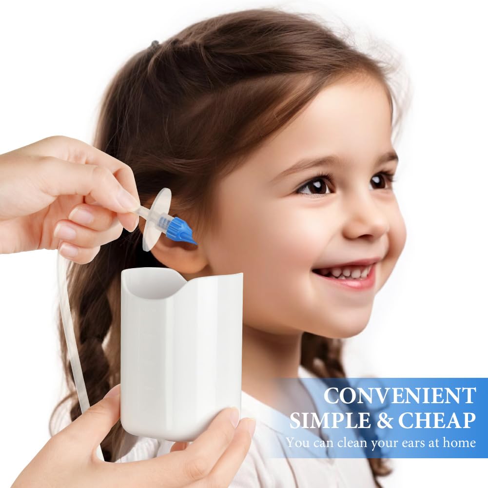Kit de Retrait de Cérumen, Kit de Nettoyage Manuel pour Lave-oreille, Nettoyant auriculaire Safe Effective pour adultes&enfants