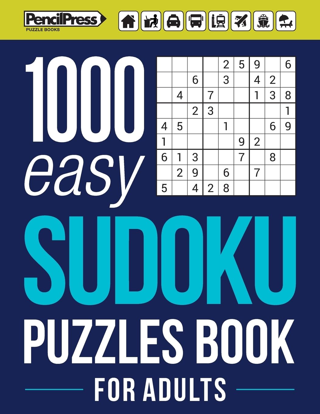 1000 easy Sudoku puzzles book for adults: Puzzle book for adults easy 1,000+ by