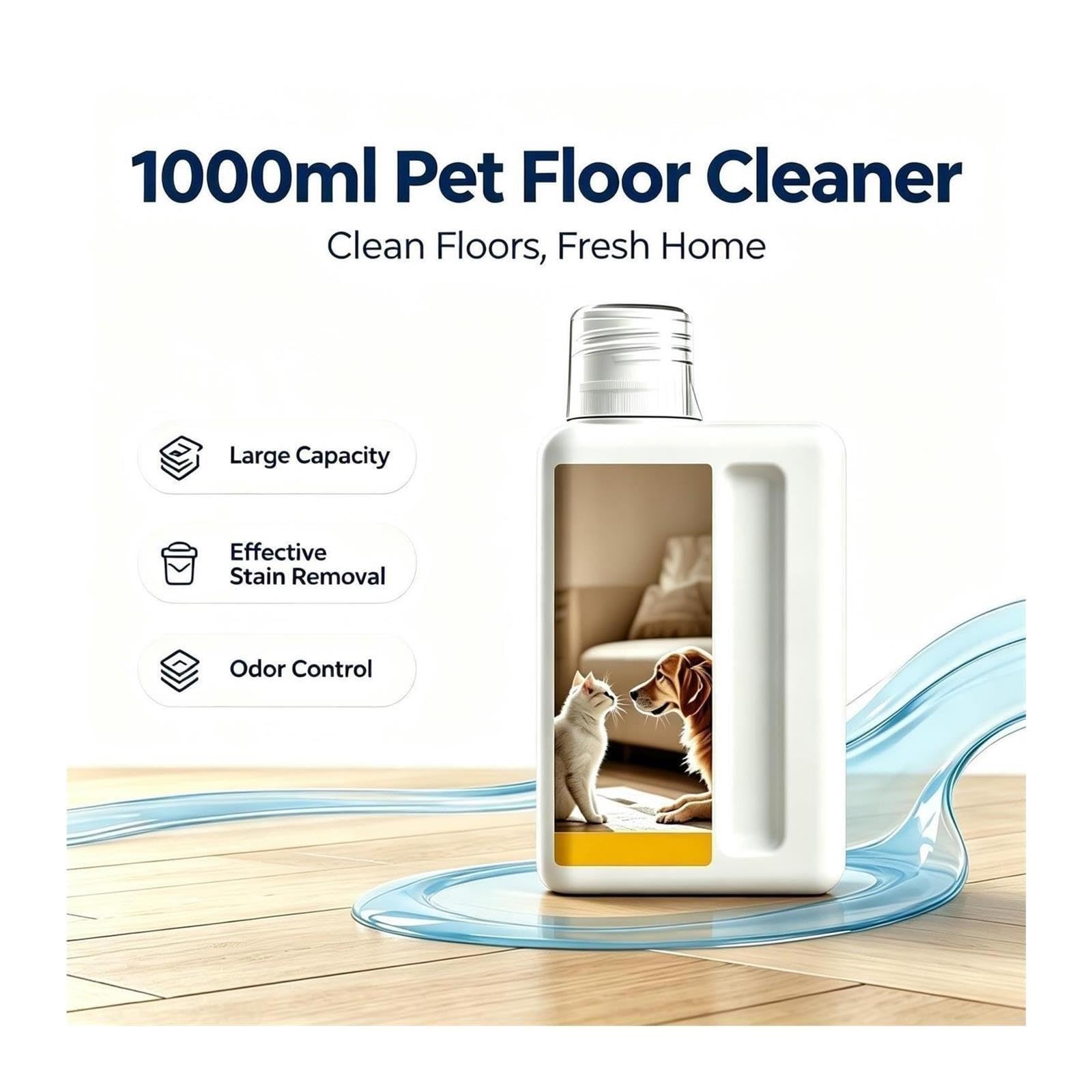 Soluzione Di Pulizia Robot Da 3 Pezzi Da 1000Ml, Compatibile Con Dreame