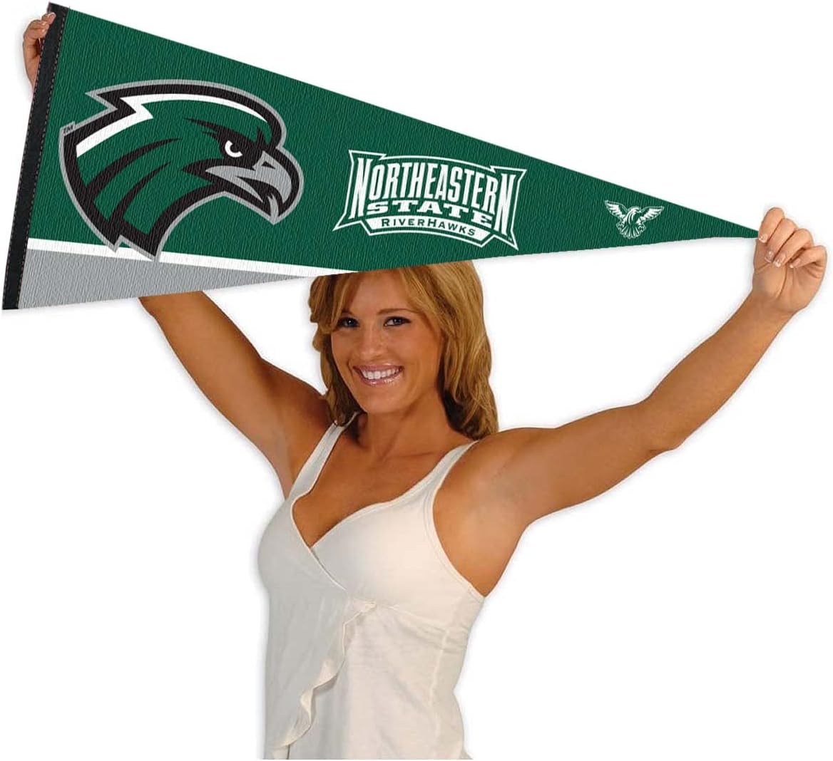 Northeastern State University Riverhawks Pennant Flag - Image 4
