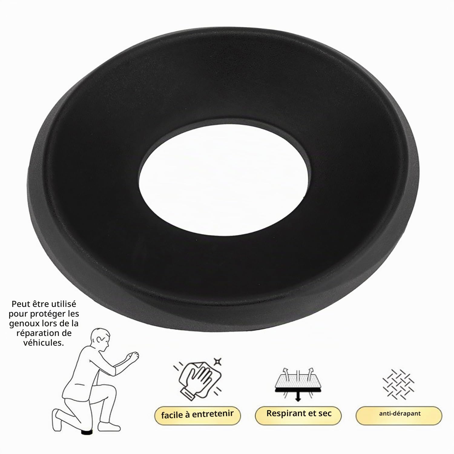 Porte-Casque Moto, Base d'affichage multifonctionnelle pour Casque, Support Universel Antidérapant, Donut de Rangement et de Présentation pour Garage, Atelier ou Salon