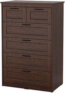 IKEA チェストおすすめ5選:機能性とデザイン性を兼ね備えた収納家具 4 Ikea SONGESAND: Chest Drawer x 6, Brown 703.667.79