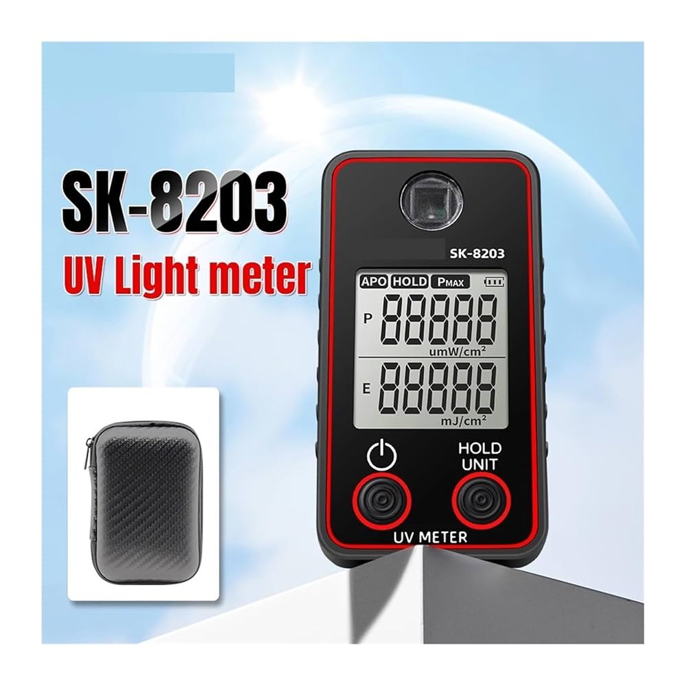 Amazon | 紫外線測定器、 デジタル UV 照度計