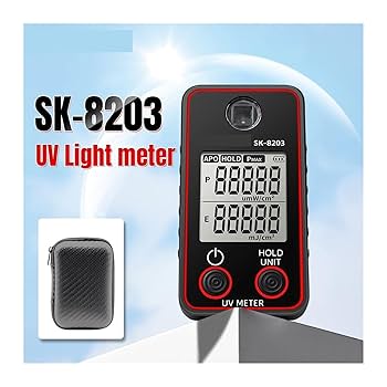 Amazon | 紫外線測定器、 デジタル UV 照度計