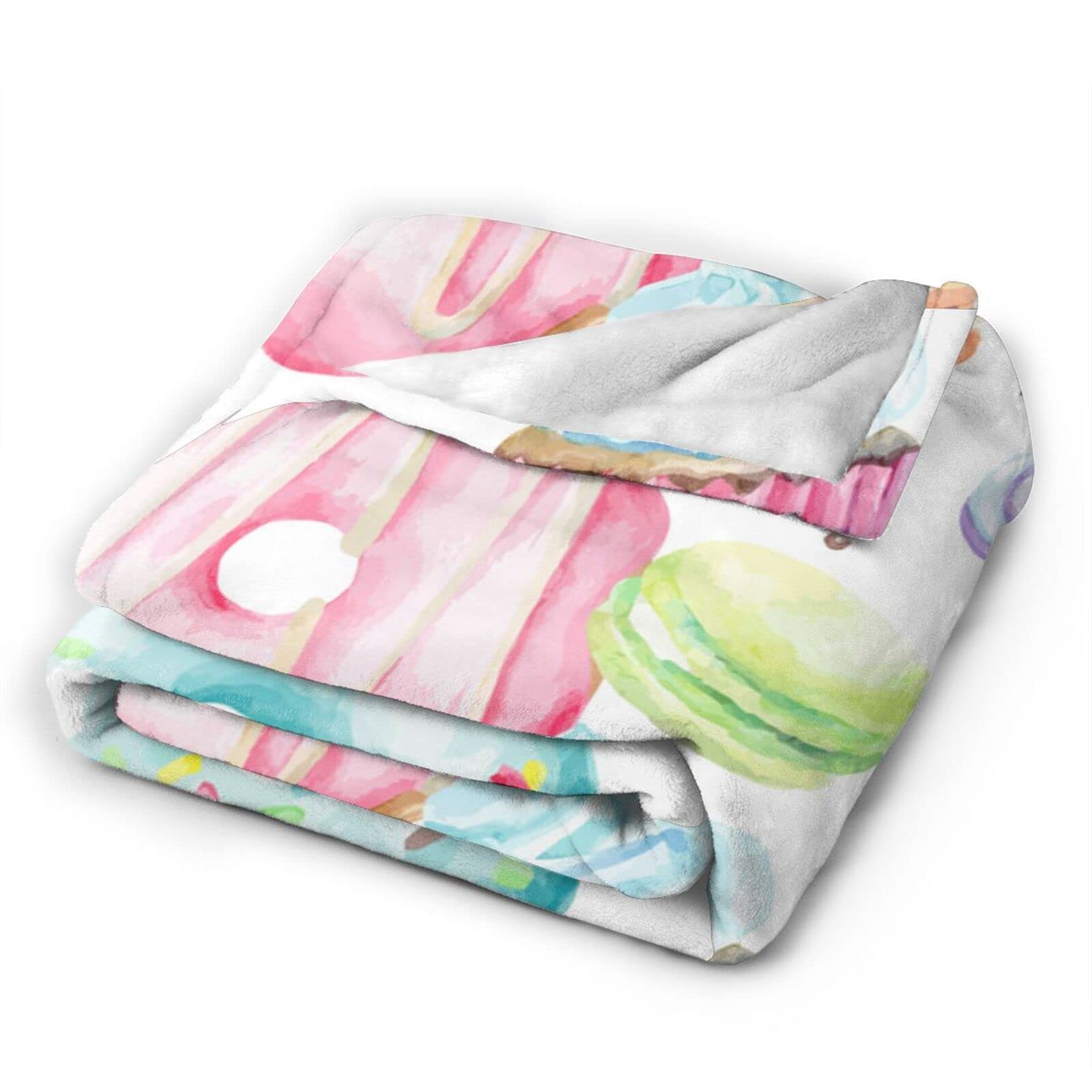 Kuschelige Schoko-Donut-Decke – Rund, 180 Cm, Aus Weichem Flanell Für Kinder & Erwachsene