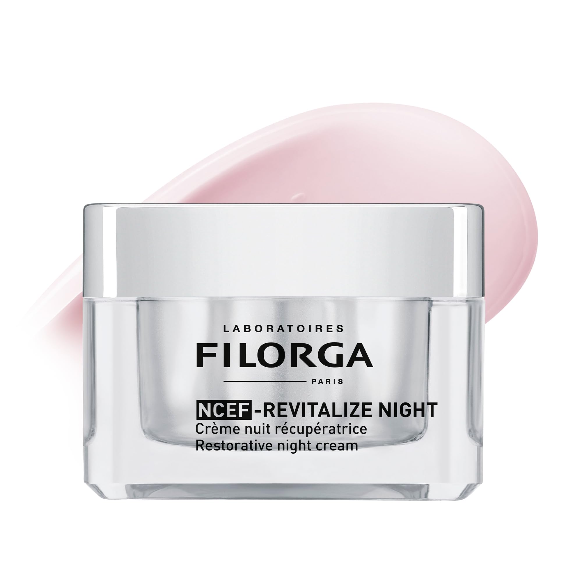 Filorga NCEF-Crema de noche revitalizante, hidratante reparadora durante la noche para todo tipo de piel, revitalizante, hidratante, reafirmante, antienvejecimiento, 50 ml
