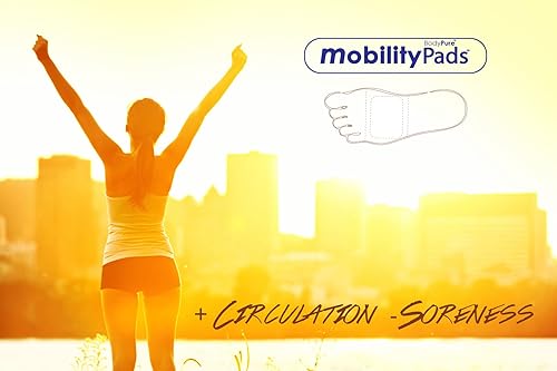 Miniatura 2 de BodyPure Parches de circulación de movilidad para pies | Hecho con lavanda, turmalina blanca, capsaicina | Parche adhesivo que aumenta la sensación