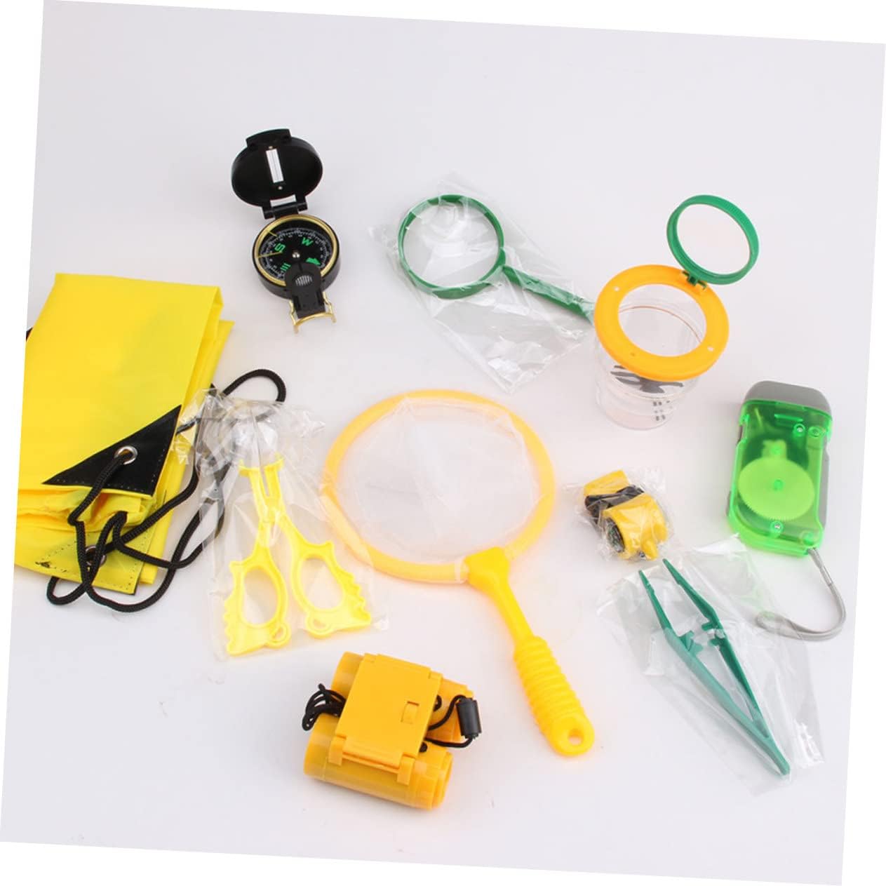10pcs Boy Girl Outdoor Wilderness Observation Kit Hiking Tools for Insect Exploration Lightweight and Educational Play
