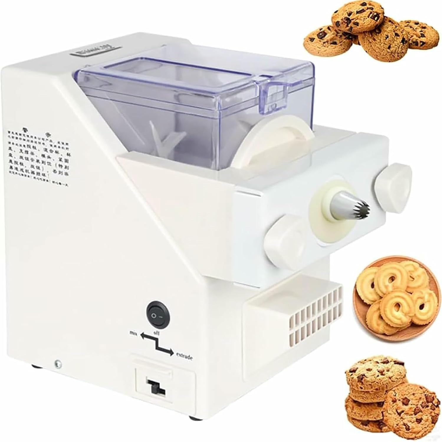 Automatic Cookies Making Machine, Electric Bake Maker Making Cookies,Cookie Press Gun Kit,for Dessert Shop~/