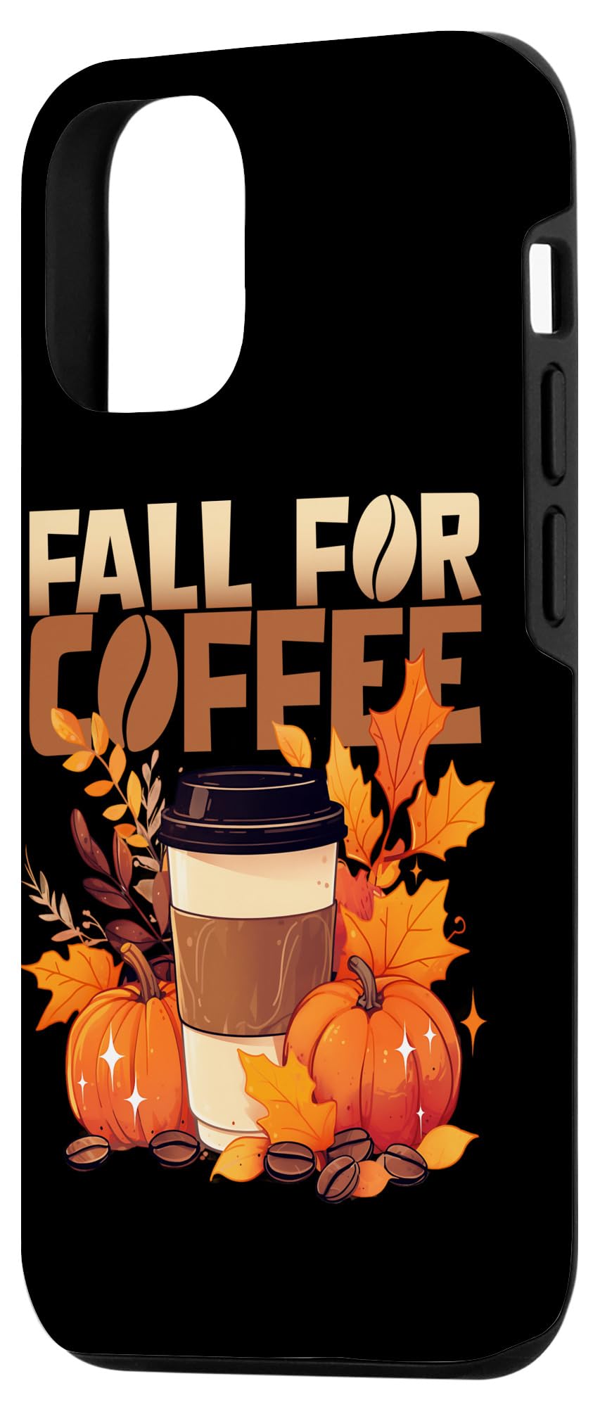 iPhone 12/12 Pro Fall For Coffee Pumpkin And Fall Leaves Autumn Season Case - Image 2