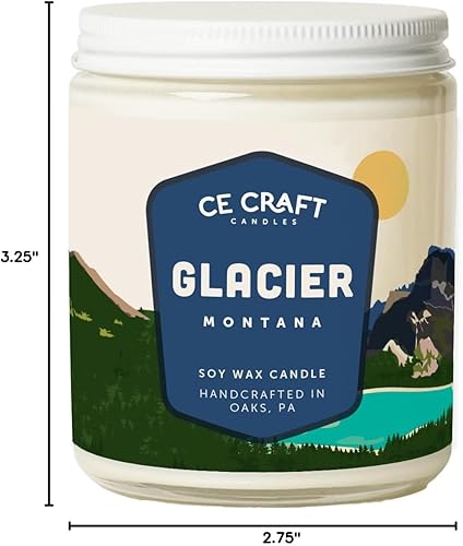 Miniatura 2 de CE Craft - Velas inspiradas en el parque nacional - Aromas naturales para el hogar - Regalos perfectos para amantes del aire libre, buscadores