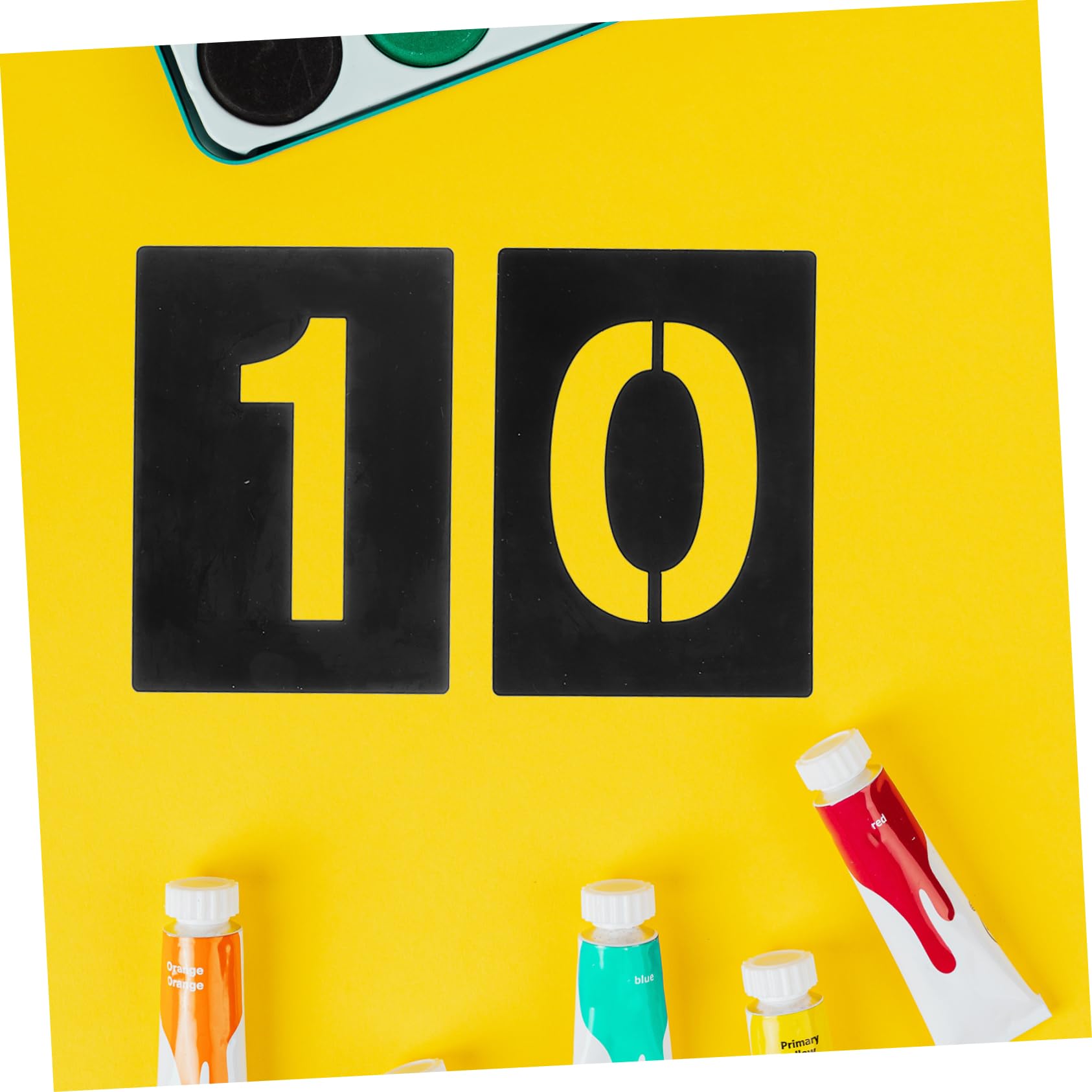 Angoily 3 Set Stencil Numerici Riutilizzabili per Decorazioni Domestiche e Festive Facili Usare e Resistenti