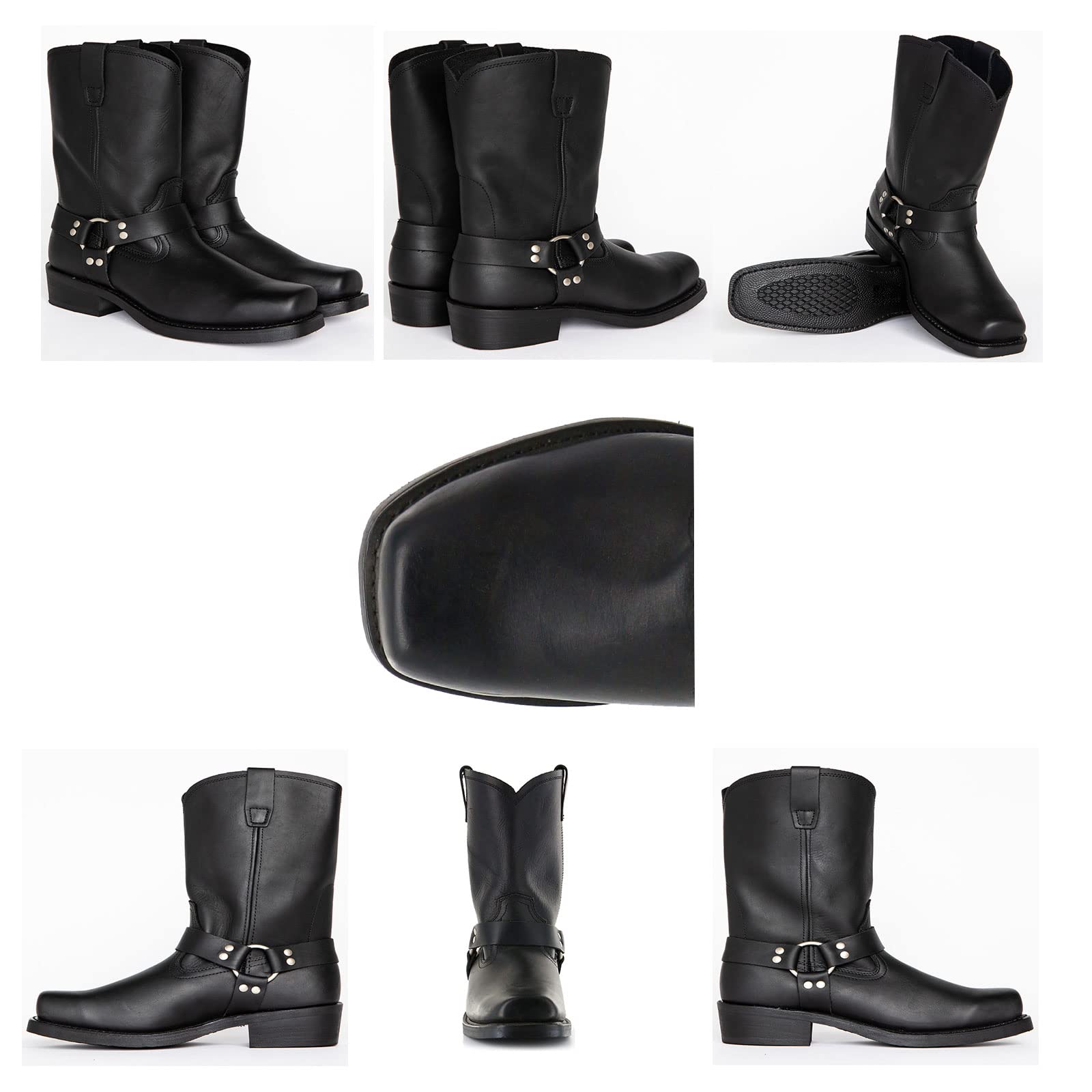 Harness Hi Uomo Cowboy Biker Stivali