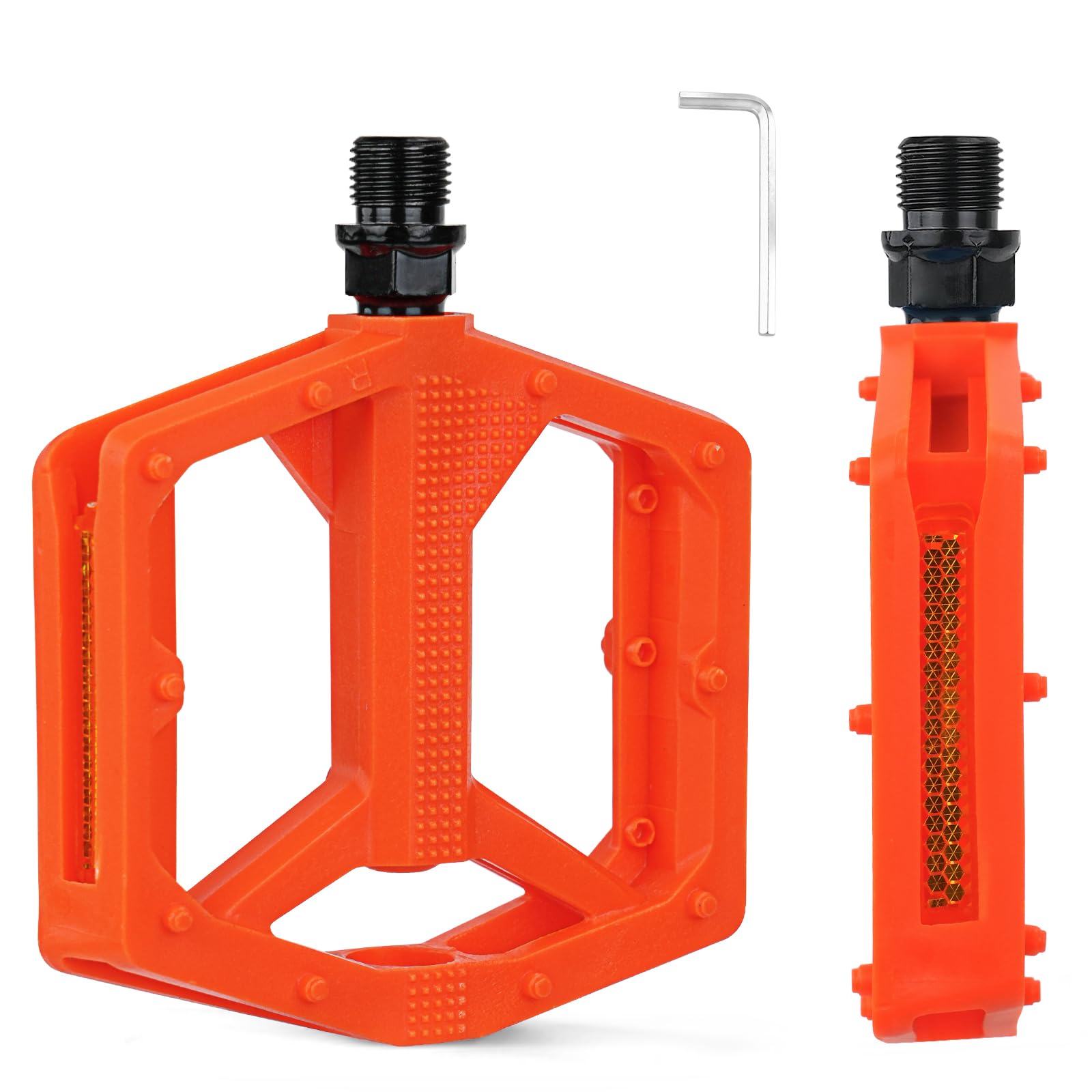 Pedals Bicycle MTB 9/16 Inch Non-Slip Flat Pedals Sealed Bearing โ image 1