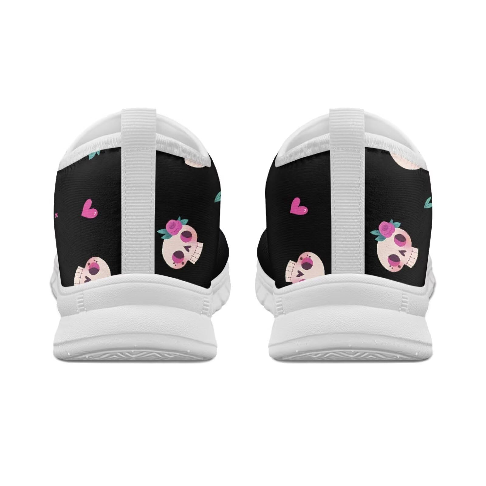 Scarpe da corsa da donna antiscivolo alla moda scarpe da ginnastica traspiranti scarpe da allenamento leggere da palestra mocassini suola bianca