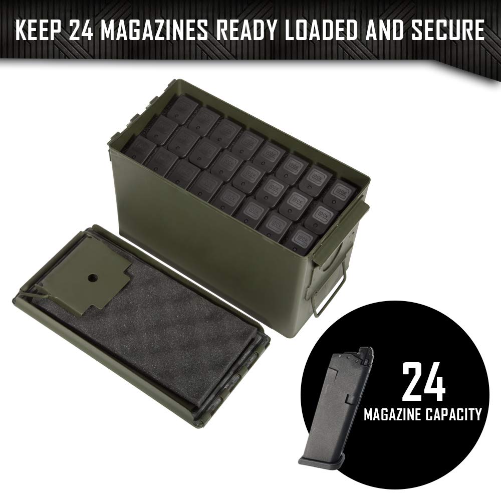 MY CASE BUILDER 24 Pistol Magazine Foam Insert Ammunition Mag Storage
