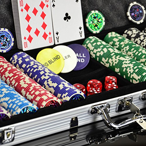 » Pokerkoffer StarterPokerSet mit 500 hochwertigen PokerChips im Alu