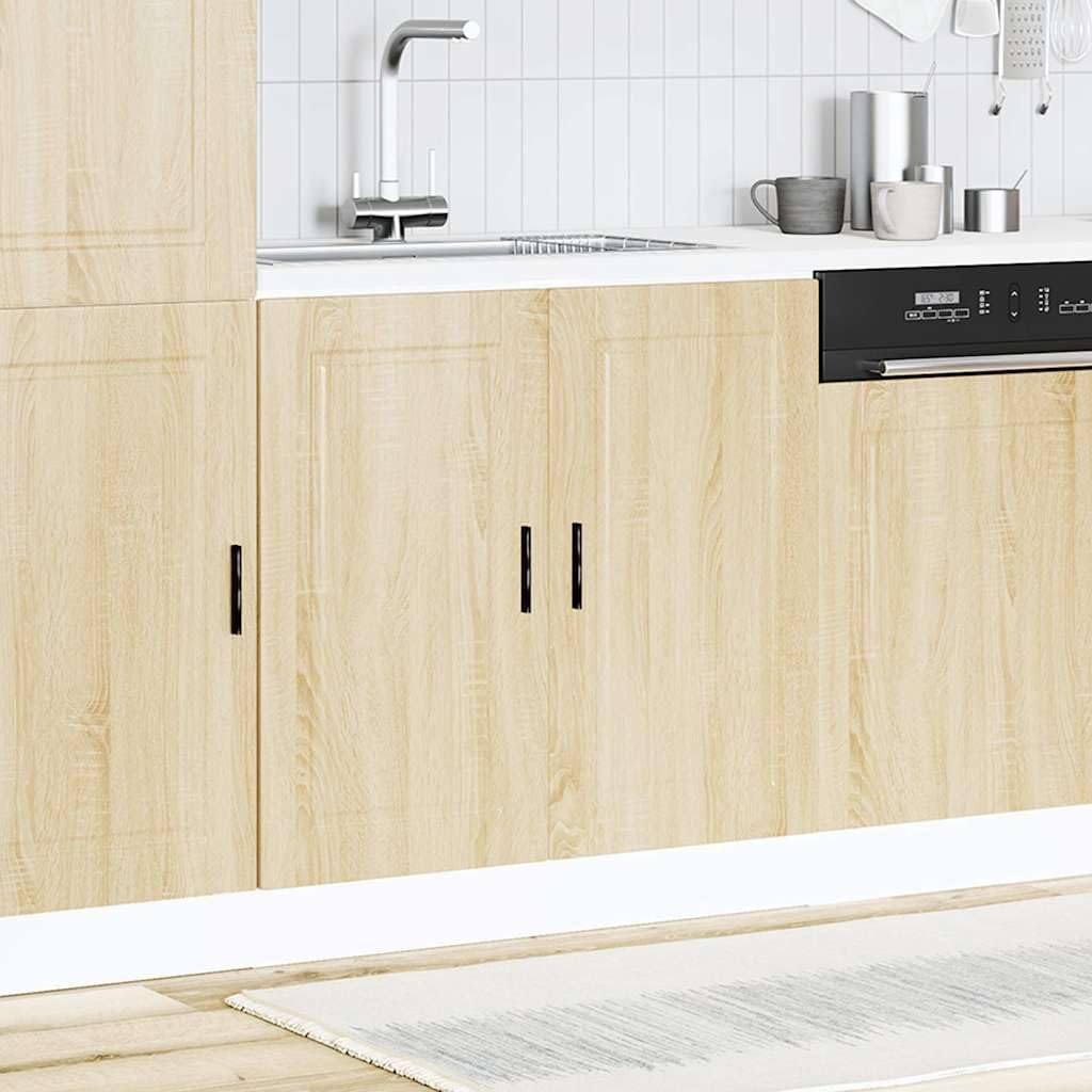 vidaXL Meuble Bas pour évier Porto chêne Sonoma Bois ingénierie