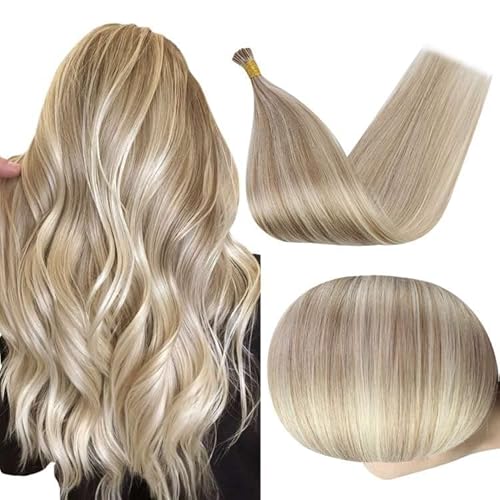Full Shine I Tip Blonde Human Hair Extensions 16" 40g