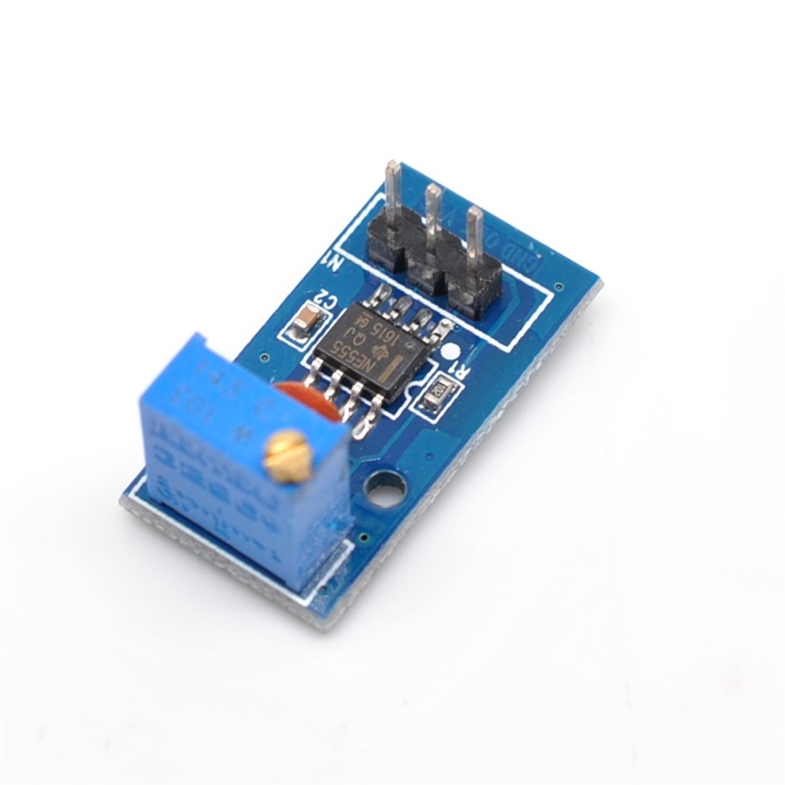 Oiyagai 5-Pack NE555 Frequency Generator Module PWM Signal Output 5-12V