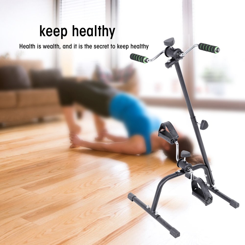 Cyclette per Braccia e Gambe, Attrezzature per Fitness per Venditori Ambulanti in Acciaio Inossidabile Regolabili per Gambe e Ginocchia per Uso in Ufficio Domestico